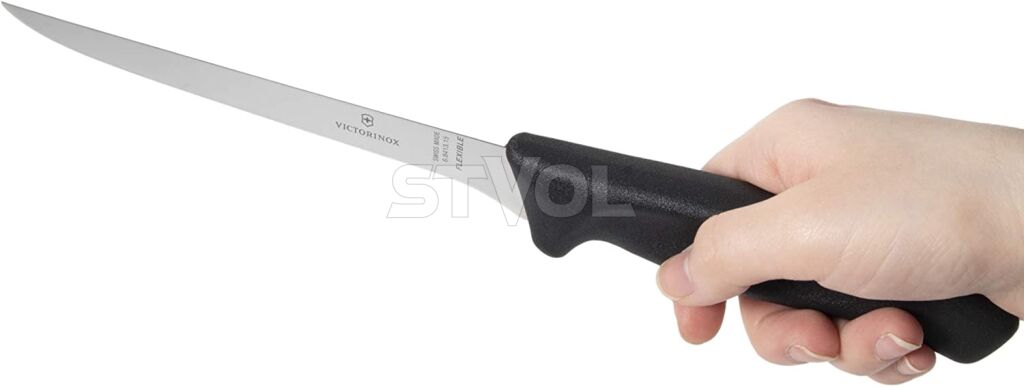 Ніж кухонний Victorinox SwissClassic Boning Flex, вузький, гнучкий, 15 см, чорний, под. кор. фото 3