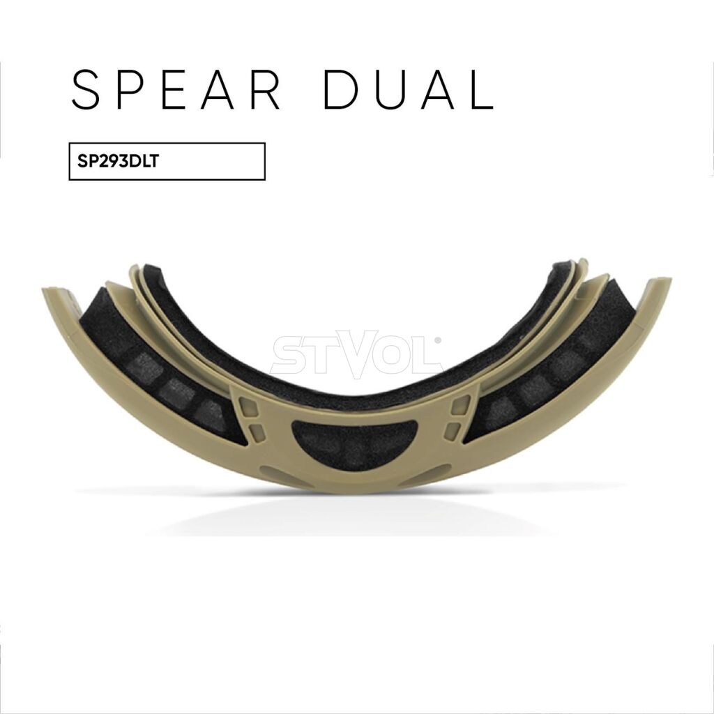 Окуляри захисні, Wiley X не корегувальні, з лінзами з пласмас Mask SP293DLT Spear Dual Smoke/Clear/R фото 4