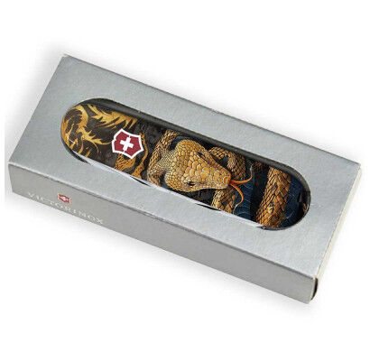 Нож Victorinox Swiss Army Huntsman Zodiac Деревянная змея Фото 4