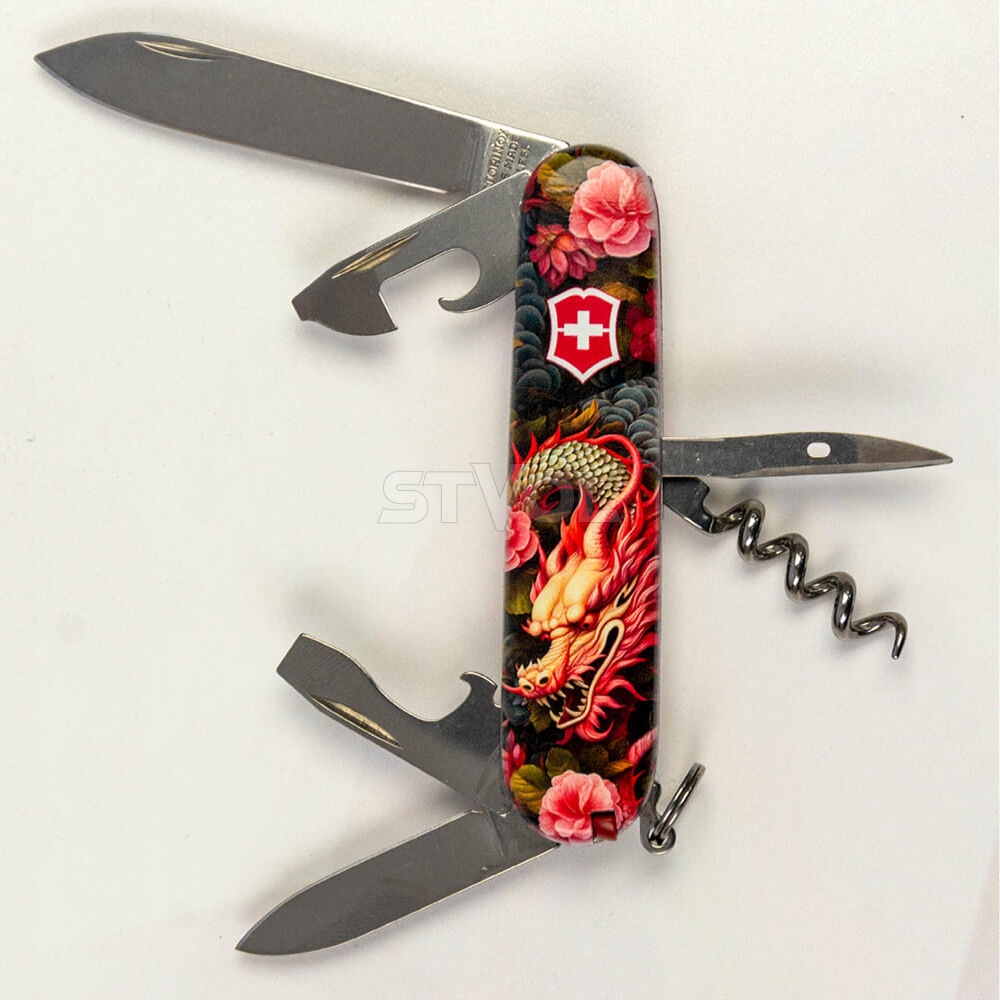 Ніж Victorinox Swiss Army Spartan Zodiac Китайський зелений дракон фото 3