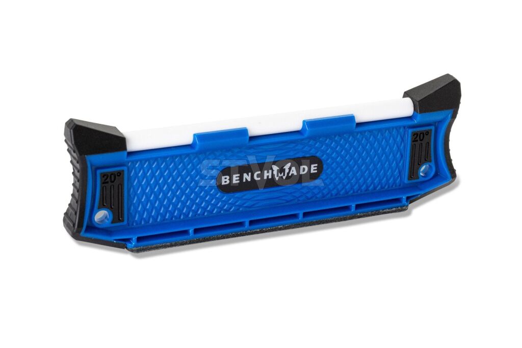 Точило Benchmade "20° Guided hone tool", кераміка+шкіра, 20 градусів фото