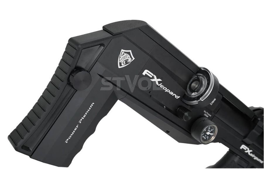 Пневматична редукторна гвинтівка FX Airgun Leopard Black Sniper Bottle .177 кал фото 10