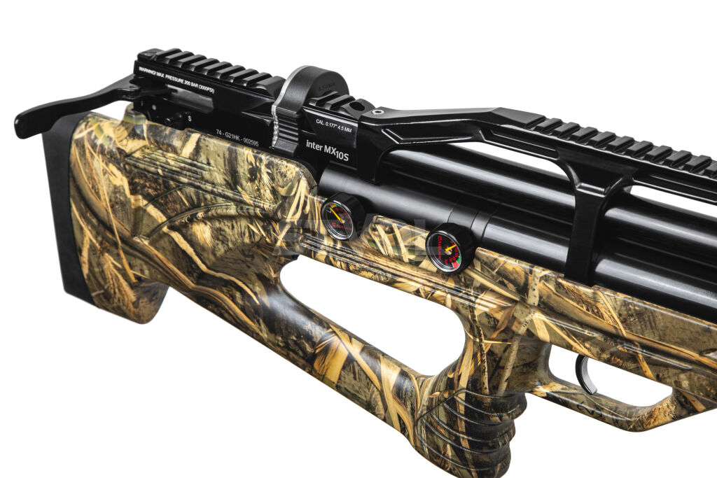 Пневматическая Редукторная PCP винтовка  Aselkon MX10-S Camo Max 5  кал. 4.5 Фото 4