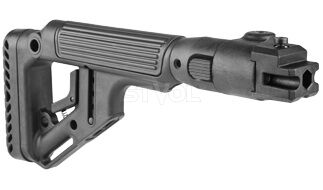 Приклад складной FAB UAS  для AK 47, полимер, черный Фото 5
