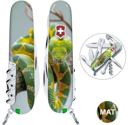 Ніж Victorinox Swiss Army Climber Zodiac Зелена змія фото 3