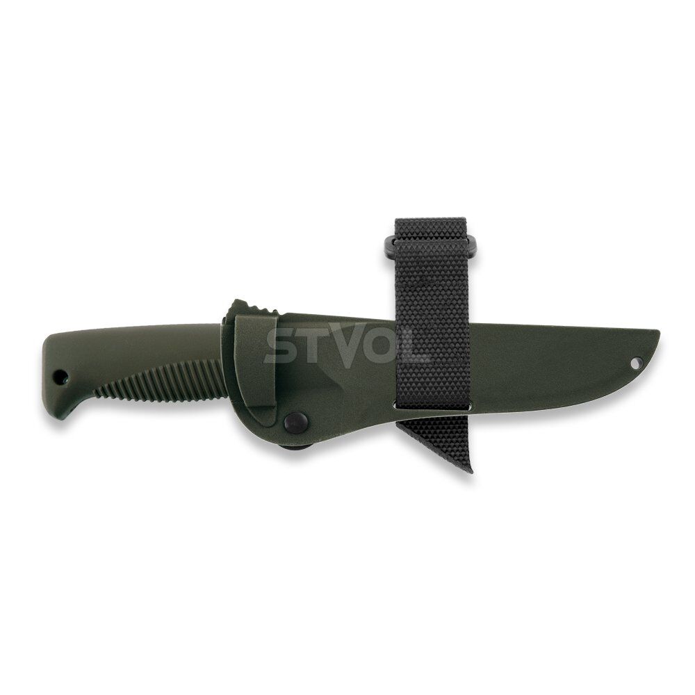 Ніж Peltonen M07, покриття cerakote OD, хаки, хаки композитний чохол фото 4