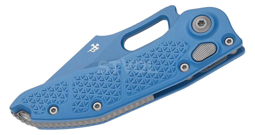 Ніж Microtech Stitch S/E Standard Cerakote blue bead blast hardware фото 3
