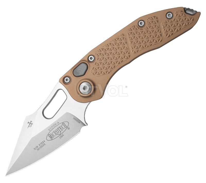 Ніж Microtech Stitch Auto Standard Brown фото