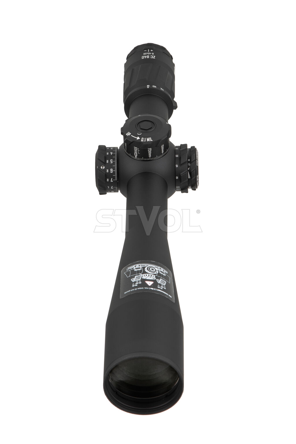 Приціл оптичний ZCO 8-40x56 (36 мм) 10MIL FFP illum. MPCT3X CCW фото 8