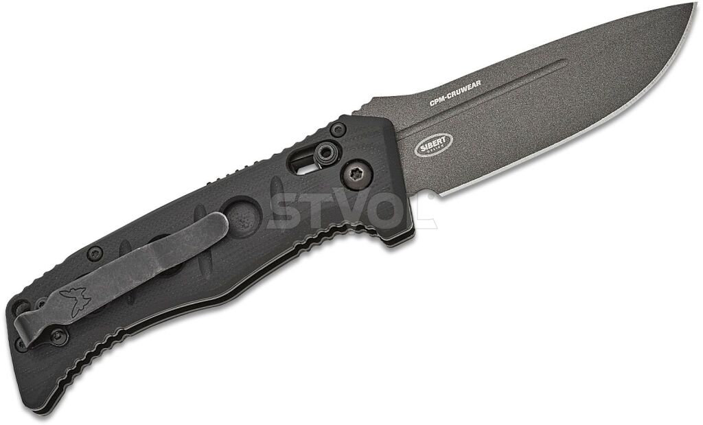 Нож Benchmade "Sibert Mini Auto Adamas", черный Фото 2