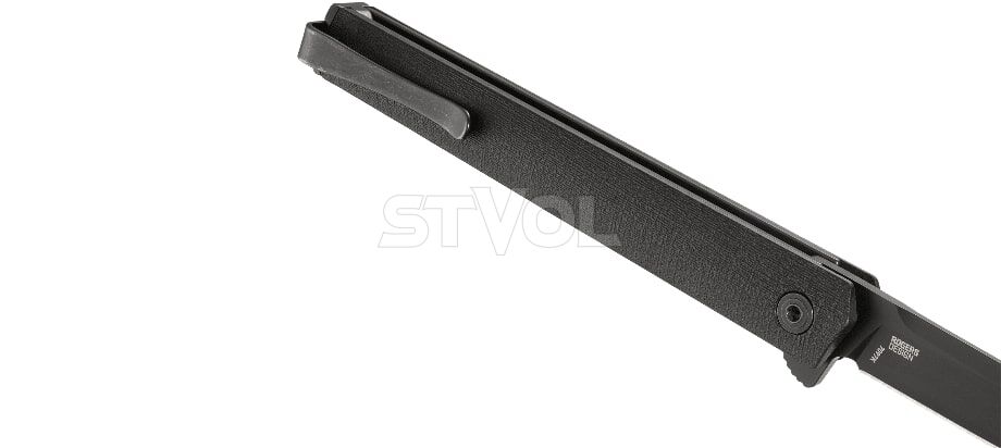 Нож CRKT "CEO Black", флиппер, чёрный Фото 5