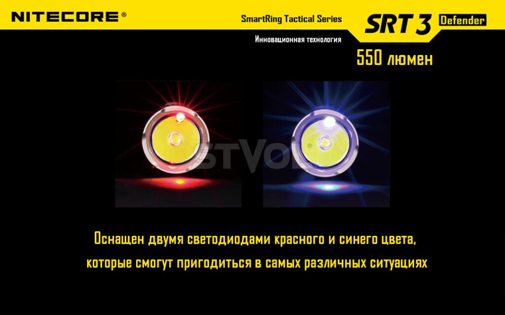 Фонарь Nitecore SRT6 Night Officer (военный серый) Фото 7