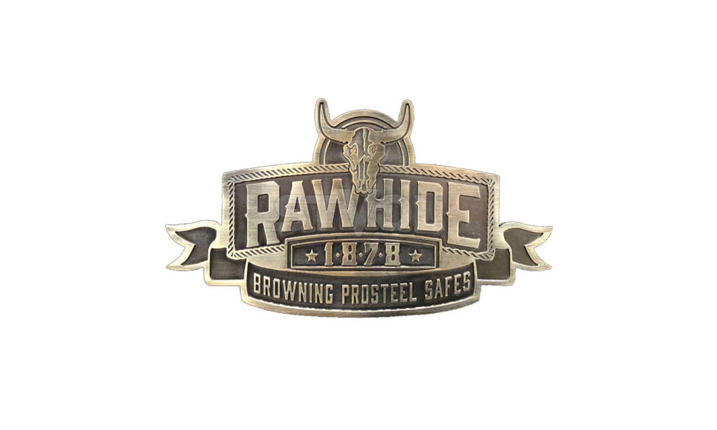 Сейф BROWNING  "Rawhide" 153х78х64 Raw Metal, бронзовые ручки, эл.замок Фото 4
