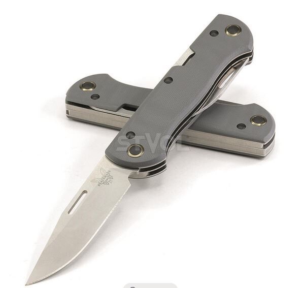 Нож Benchmade "Weekender", 2 клинка, серый