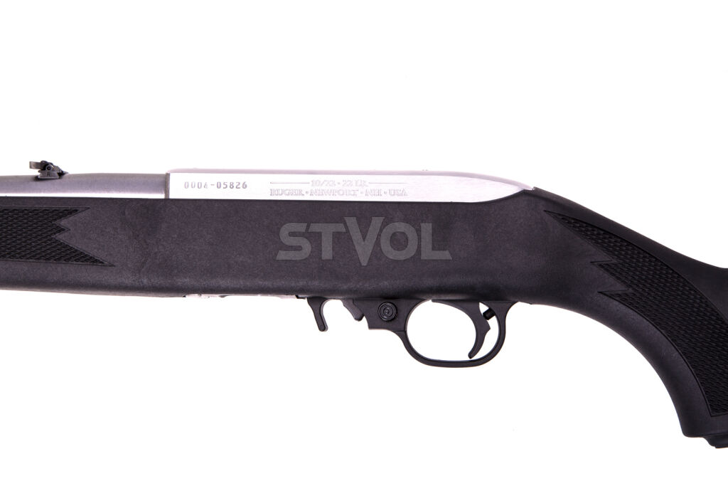 01256 Карабин нарезной RUGER "10/22"Carbine 22LR Synthetic, Stainless Steel 18.5'' Фото 3