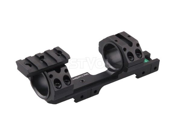 Моноблок Vector Optics 30/25,4 мм з бульбашковим рівнем на ластівчин хвіст і планкою Пікатіні зверху фото