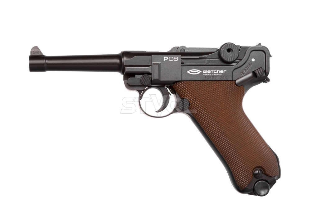 Пістолет пневматичний Gletcher P 08 Blowback (Parabellum) фото
