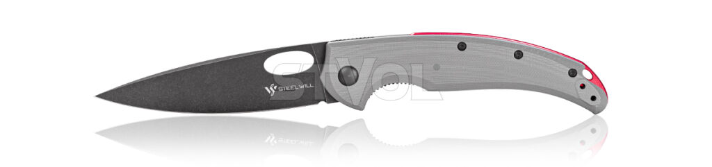 Нож Steel Will "Sedge", серо-красный