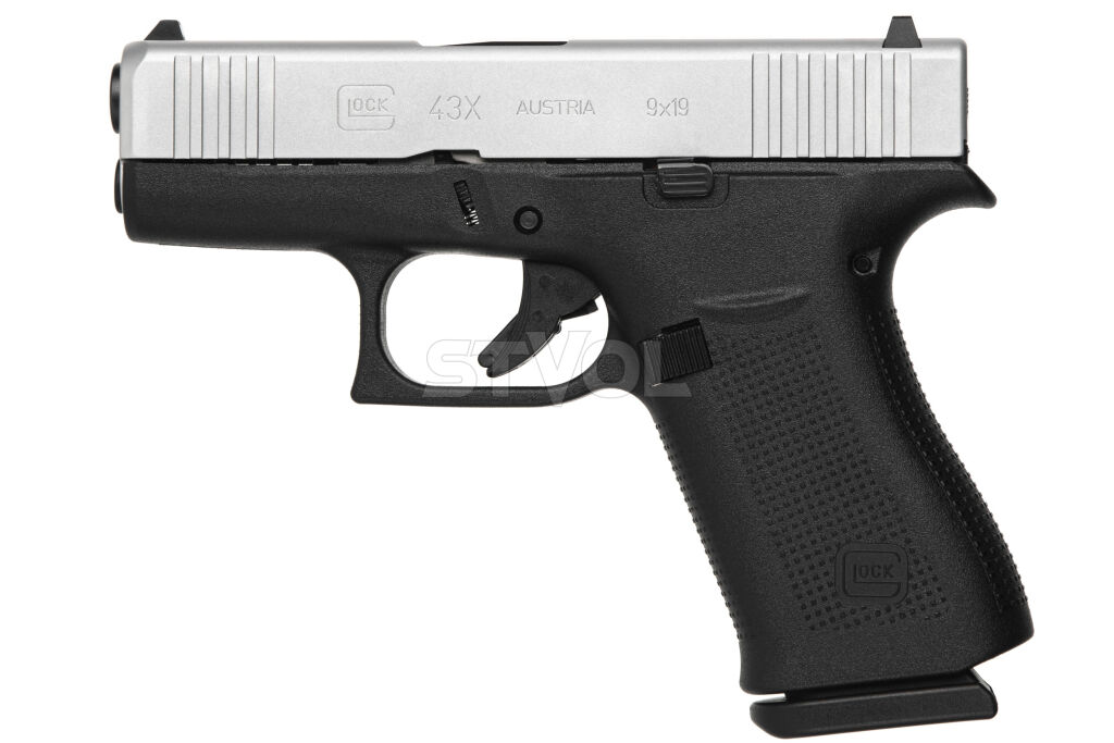 Спортивный пистолет Glock 43X 9мм (9х19) SILVER