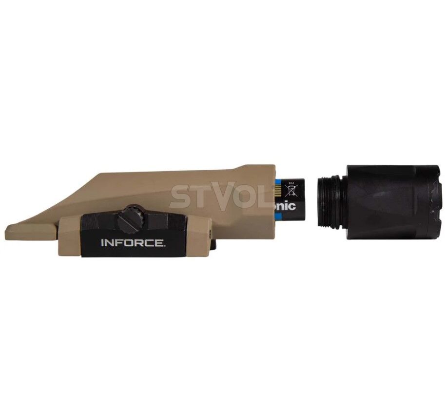 Підствольний ліхтарик INFORCE WMLX, Flat Dark Earth Body, White LED Gen3 фото 3