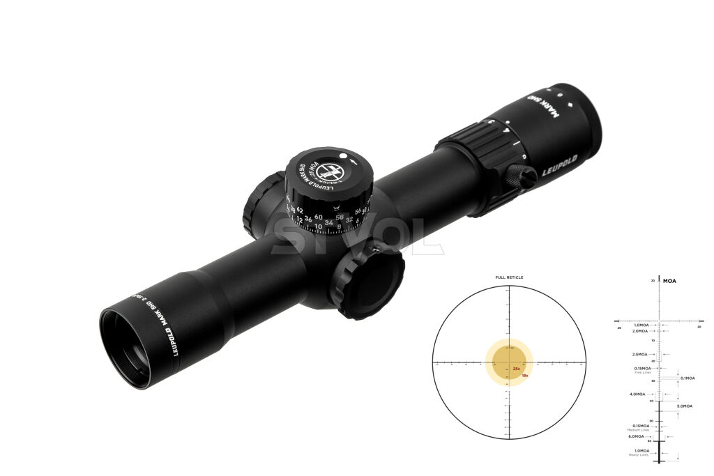 Приціл оптичний LEUPOLD MARK 5HD 2-10X30 (35mm) M1C3 FFP PR-1MOA фото