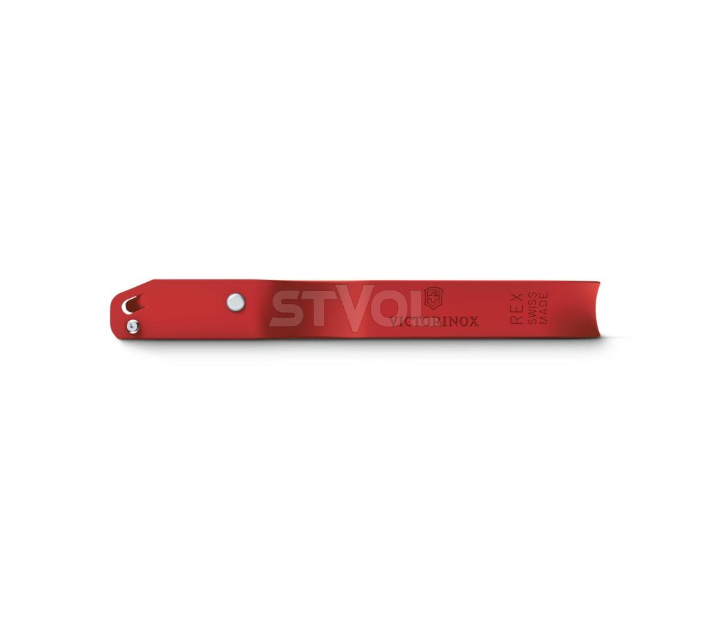 Овочечистка Victorinox REX Red, красная, одностороння гладка РК фото 4