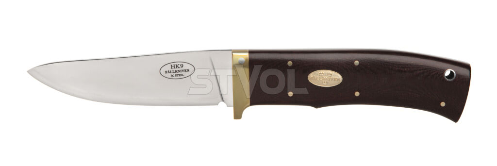 Нож Fallkniven HK9 "Hunting knife #9" 3G, maroon micarta Фото 2