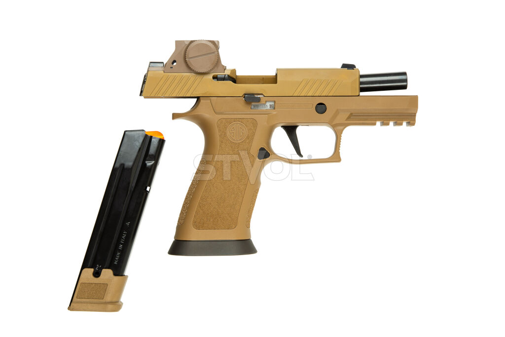 Пистолет спортивный Sig Sauer M18X 9MM, 3.9IN, X-SERIES, COY, ROMEOM17, (3) 21RD STEEL MAG Фото 7