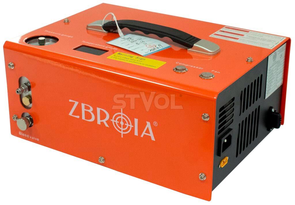 Z9.6.082 Компрессор высокого давления ZBROIA Portair S PCP 300 Bar (12v/110v/220v) Фото 8