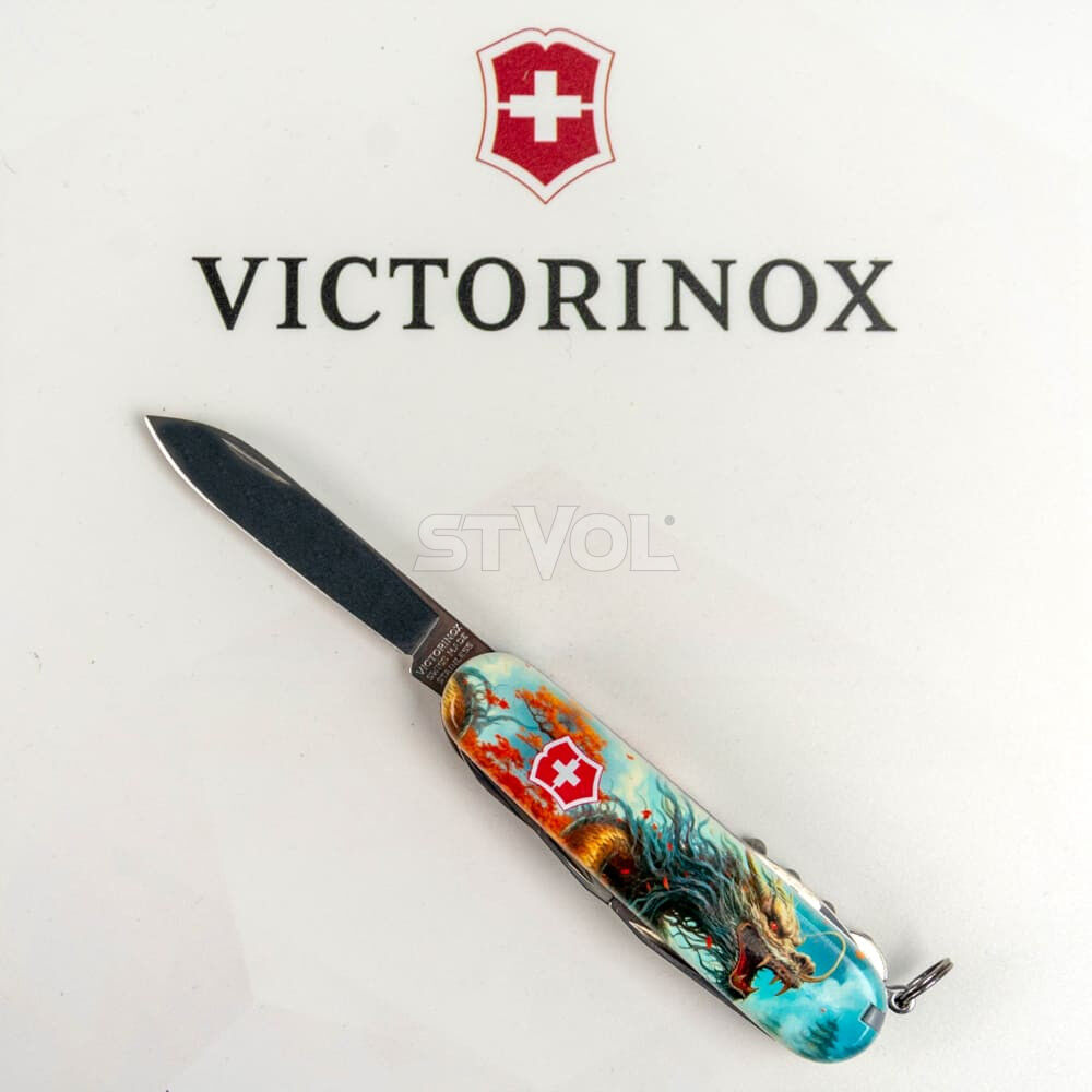 Ніж Victorinox Swiss Army Huntsman Zodiac Бойовий дракон фото 5