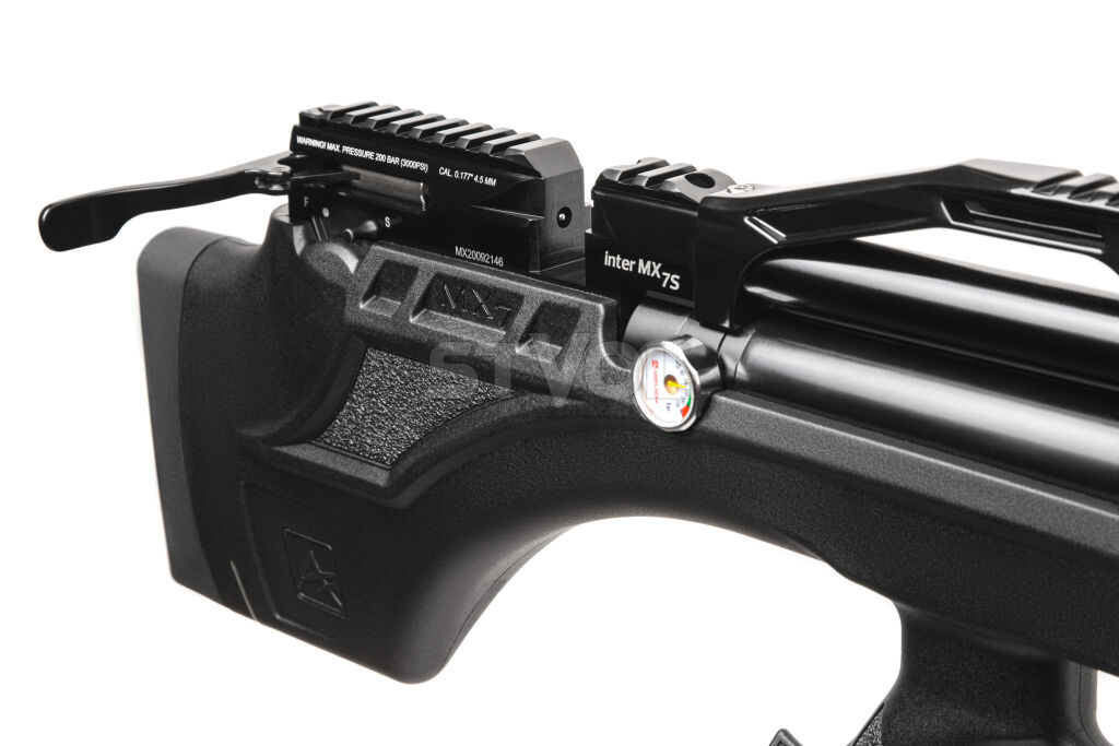 Пневматична PCP гвинтiвка  Aselkon MX7-S Black  кал. 4.5 фото 4