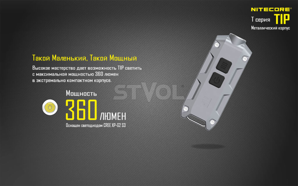 Ліхтар Nitecore TIP червоний фото 4