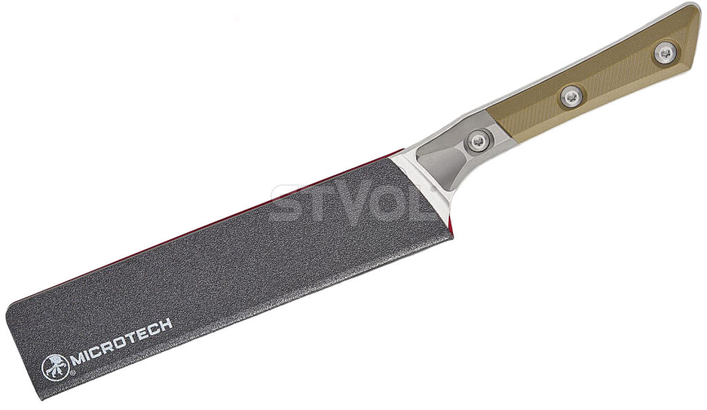 Універсальний кухонний ніж Microtech Utility 6" OD Green  G-10 з больстером фото 3