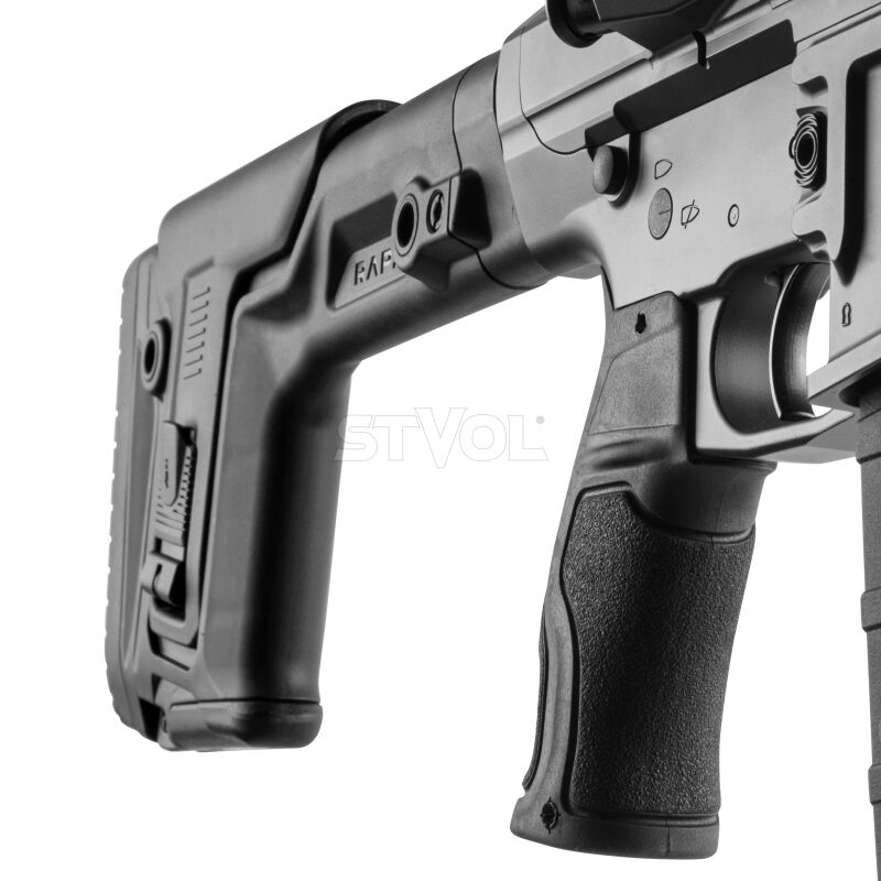 GRADUS Руків'я пістолетне FAB для M16\M4\AR15, обгумована, чорне фото 4