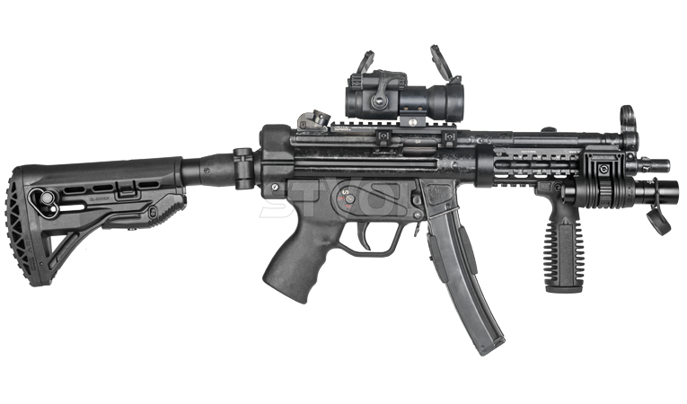 Потиличник FAB для прикладів GL-SHOCK, GL-MAG, GK-MAG, чорний фото 2