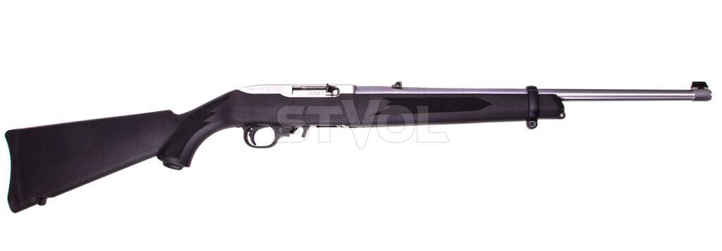01256 Карабин нарезной RUGER "10/22"Carbine 22LR Synthetic, Stainless Steel 18.5''