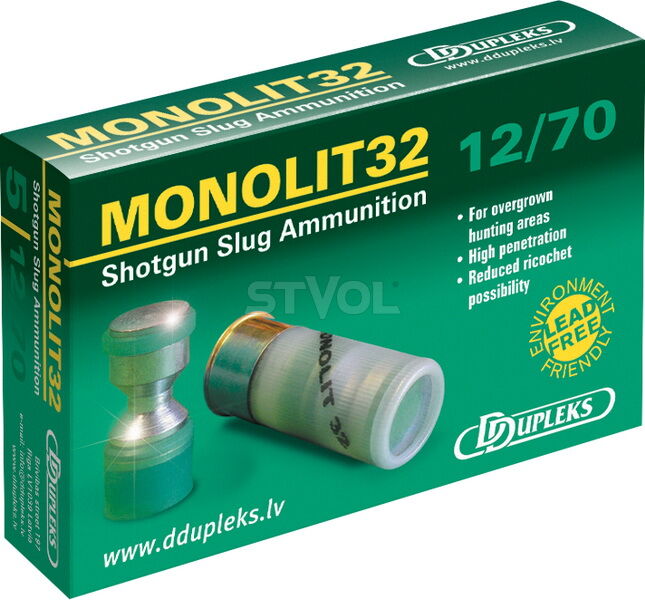 Патрон гладкоствольних DDupleks Monolit32 12/70 фото