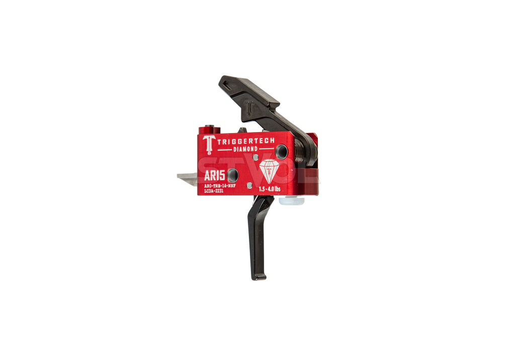 AR0-TRB-14-NNF УСМ TriggerTech AR15 Black AR Diamond Flat Red фото 2