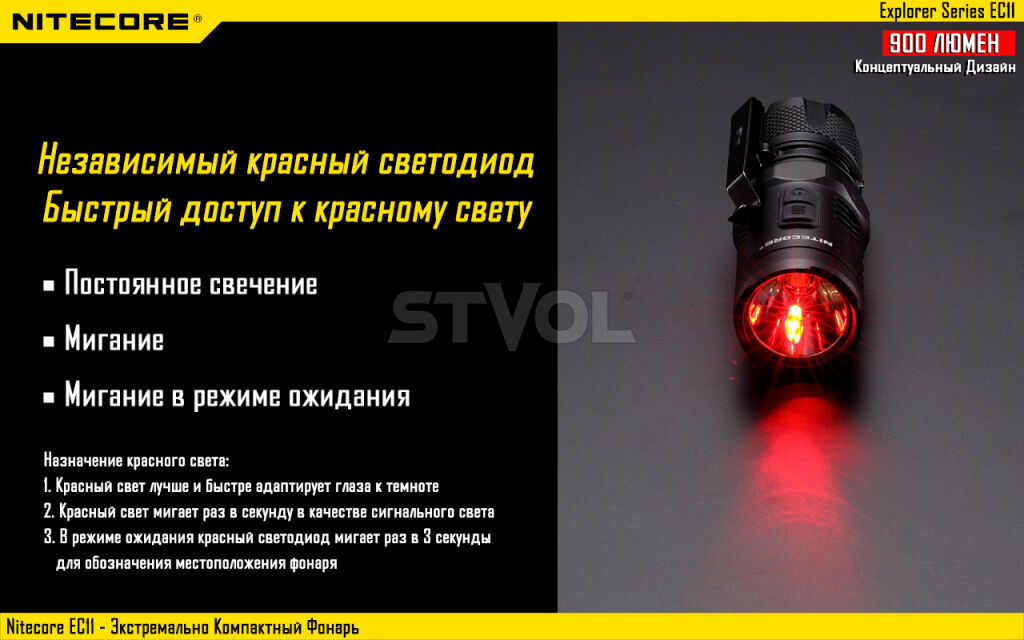 Фонарь Nitecore EC11 Фото 5