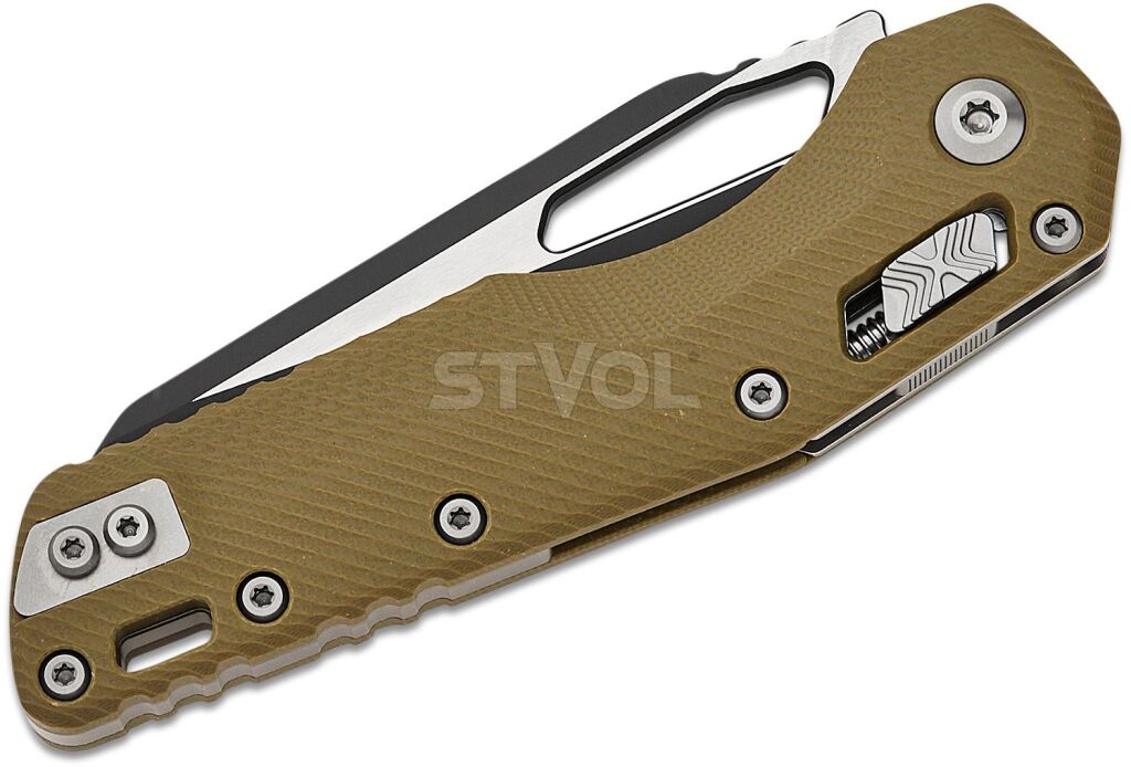 Нож Microtech MSI SE, fluted black, G10, OD green Фото 3