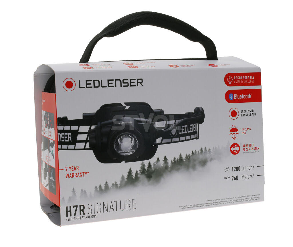 Налобный фонарь LedLenser H7R SIGNATURE , заряжаемый, 1200/700/15 Фото 8