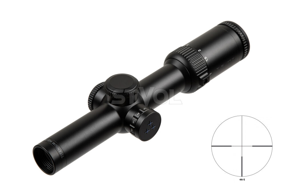 Приціл оптичний Delta DO Titanium HD 1-6x24 (30 мм) illum. 4A S фото