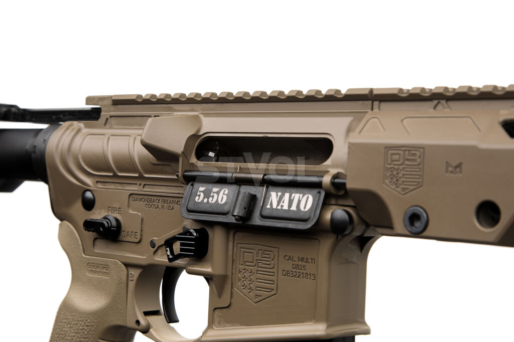 Карабин нарезной Diamondback DB15 OBSIDIAN кал. 223/5.56 FDE 14,5" Фото 5