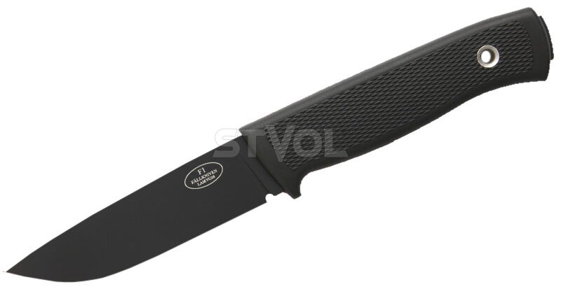 Нож Fallkniven "F1 Pilot Survival black", кожаные ножны, сталь Lam. VG-10