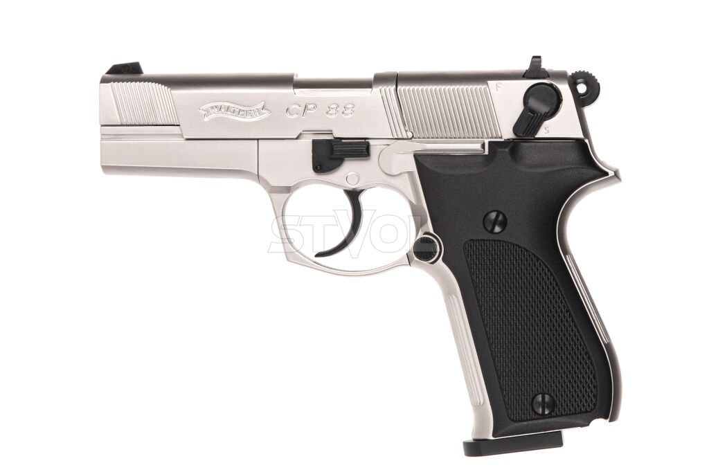 Пневматический пистолет Umarex Walther CP88 nickel кал.4,5мм