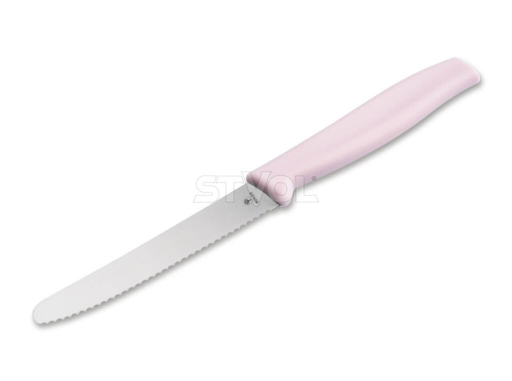 Серрейторный кухонный нож Boker Sandwich Knife, розовый
