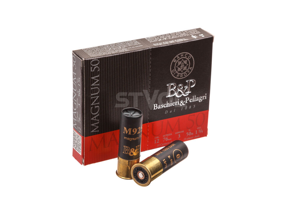 Патрон охотничий B&P MAGNUM 12/20/76 №4, 50г