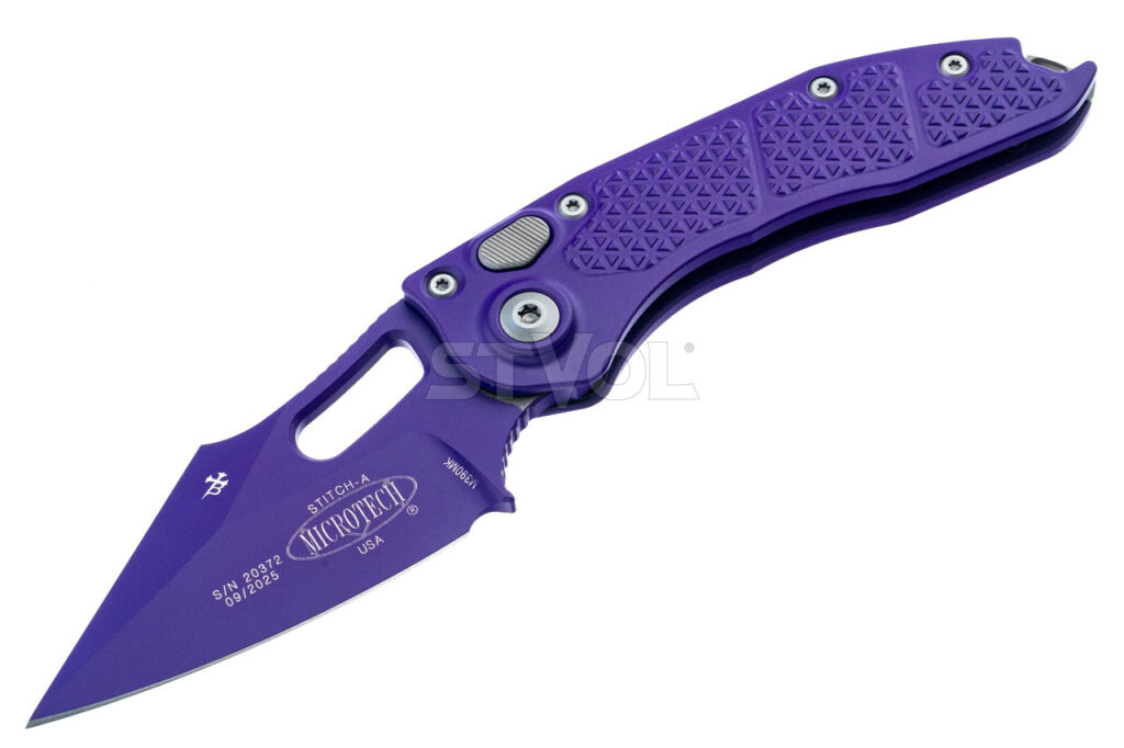 Ніж Microtech Stitch S/E Standard Cerakote Purple фото