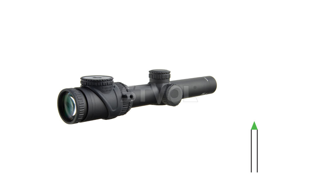 Приціл оптичний TRIJICON AccuPoint 1-6x24 (30 мм) illum. BAC Green Triangle Tritium/Fiber Optics SFP фото