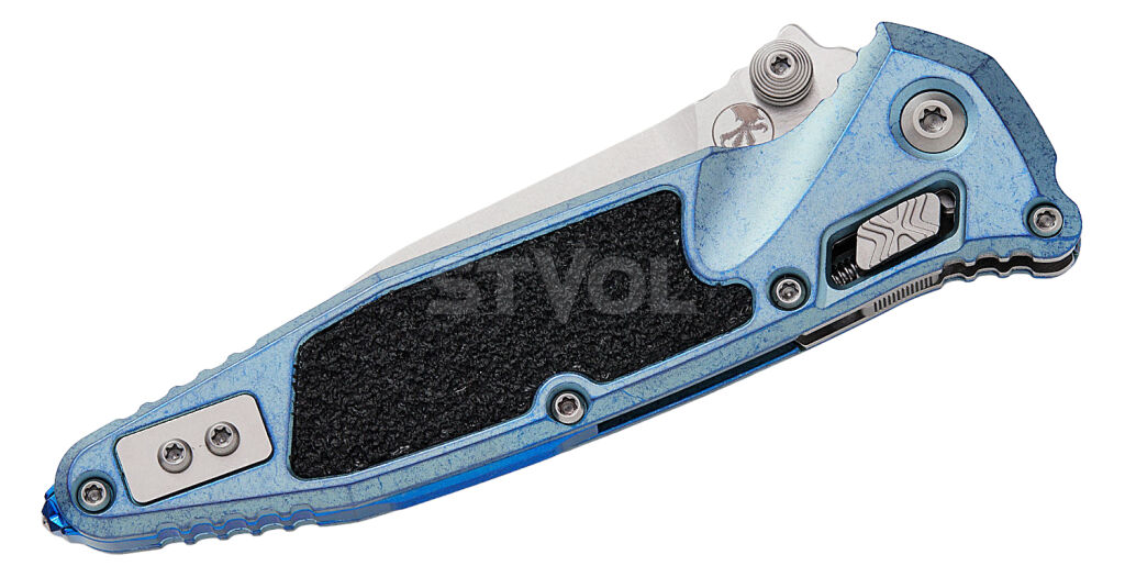 Ніж Microtech  Socom Ram-Lok Spear Marfione Select Ice Blue Ti Textured фото 3